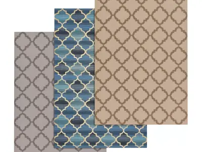 Rug Set 1807 3D model