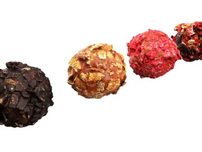 Chocolate Truffle collection 3D model