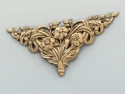 Corner decor 028 3D model