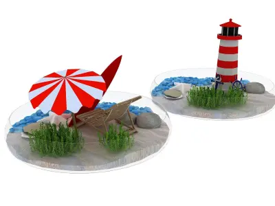 Summer Display 3D model