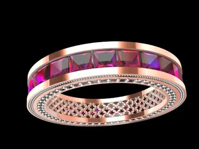 Channel Ring Creative World 3D print model