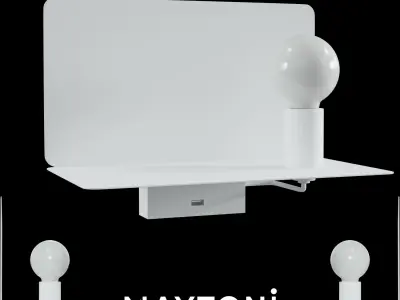 Table lamp Rack C182-TL-01-W Maytoni Modern Free 3D model
