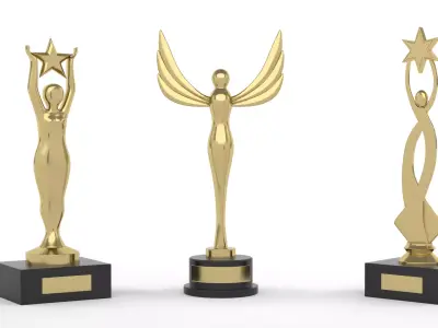 Trophy Cups 3D model 86