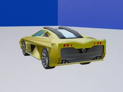 Mercedes Hypercar prototype 3D model