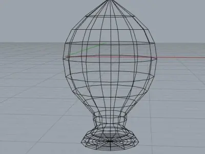 Lowpoly Apulian PUMO R2 Low-poly 3D model