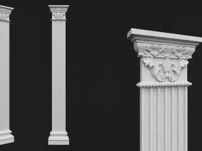 Column Decorative 5 3D model