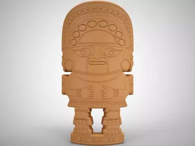 Inca God 3D print model