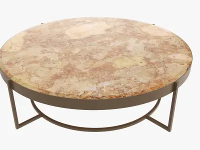 Coffee table round 3D model