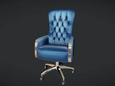 luxury office chair 3D model