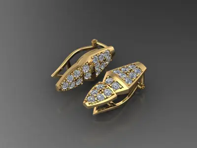Earring Snake  3D model