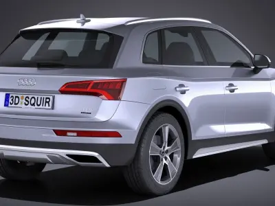 Audi Q5 2017 3D model