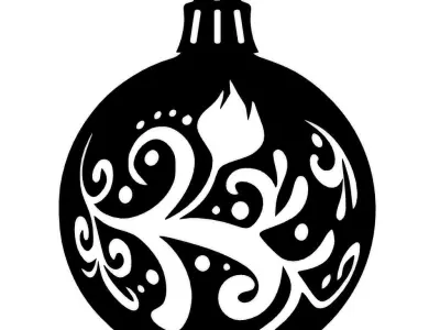 Christmas Ball Art 3D print model