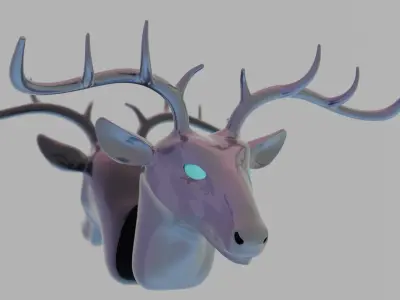 Deer Keyholder 3D print model