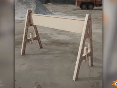 Frame Barricade Pack 3D model