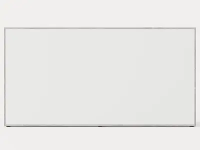 Albi Done 160 Cm Gray White Low-poly 3D model