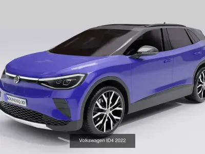 Volkswagen Cars and SUVs 3D Model Pack