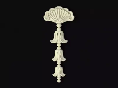 Central decor ornament for furniture 3D model 447