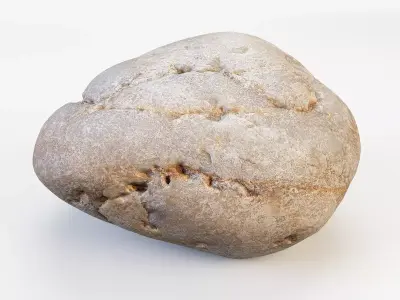 Small Stone 04 PBR Low-poly 3D model