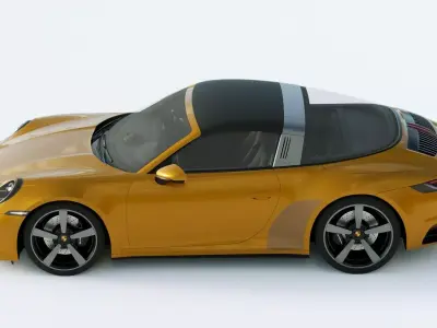 Porsche 911 Targa 4 2021 3D model