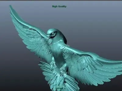 dove for decoration Free 3D model