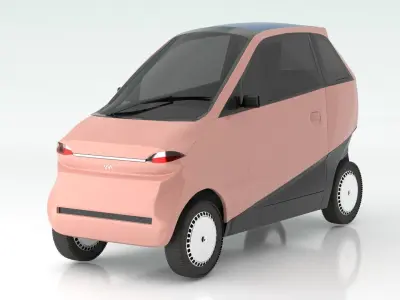 Vayve Mobility EVA Rose Coral 3D model