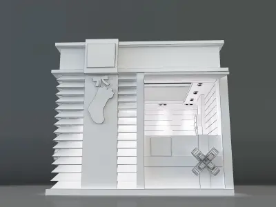 Booth Exhibition Stand a663b 3D model