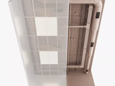 Decorative Ceiling Set 04 3D model