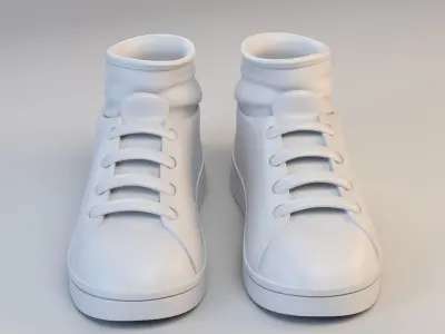 Cartoon Sport Shoes 3D model