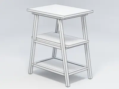Modern Side Table 3D model