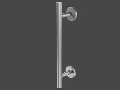 A 3D Simple Tubular Handle Door 3D model