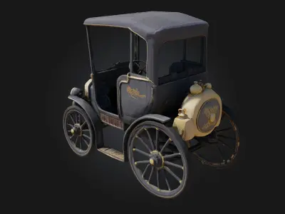 Vintage Elegance  A Glimpse into Timeless Refinement 3D model