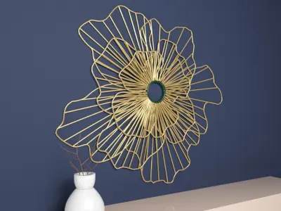 Multi-Layered Petal Background 3D model