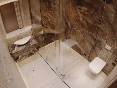 Luxury Villa Spa Interior Hammam Sauna Jacuzzi Massage Room 3D model