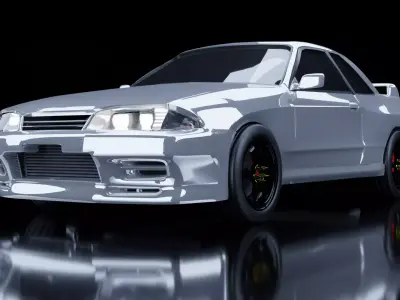nissan r32 gtr 3D model