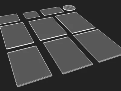 Carpets 02-11 Low-poly 3D model