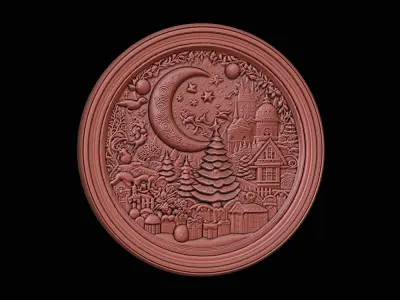 3d printable Christmas  for ornament 3D print model