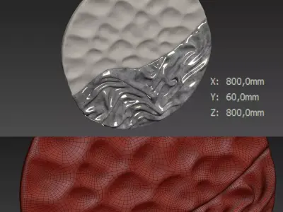 Decorative Relief v7 3D model