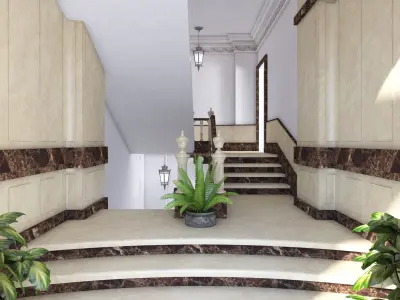VILLA  Entrance  3D model