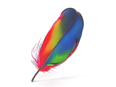 Rainbow Feather model pack Texture
