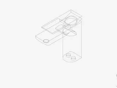 Basin Mixer - Luxury - Glide Low-poly 3D model