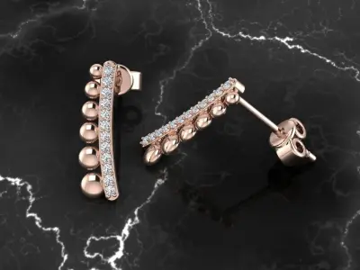 Jewelry Earring 3D print model