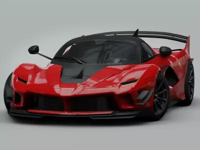 Ferrari FXX K Evo 2018 3D model