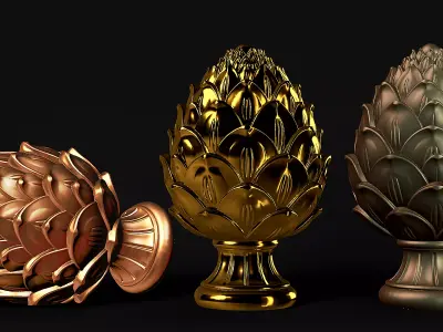 Pine Cone 3D print model buy