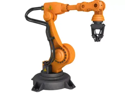 Robotic Arm 3D model 8