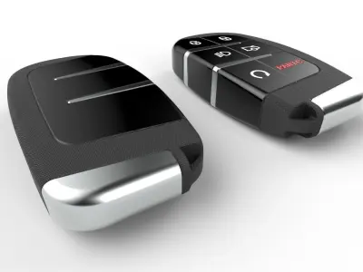 Car key Model 12 Low-poly 3D model