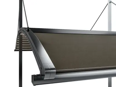 Motorized Pergola 6a vanadium 3D model