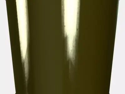 DAIDAI Plant pot 2 Low-poly 3D model