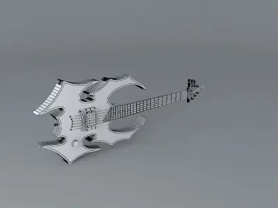 Gods of METAL guitar Free 3D model