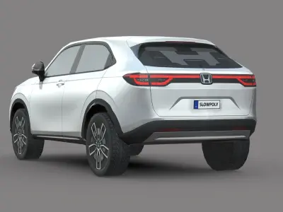 Honda HRV Low-poly 3D model