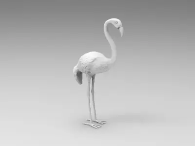 flamingo 3D model